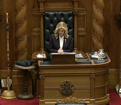 Throne Speech focuses on economic security to open province’s 43rd parliament