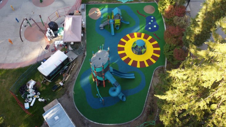 Generous donation given to Gyro Park Playground in Trail