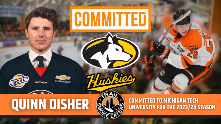 Quinn Disher commits to Michigan Tech University