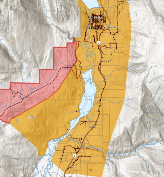 Evacuation Alerts expanded due to the Ponderosa wildfire and Aylwin Creek Fire